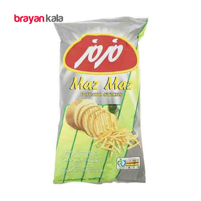 عکس اصلی چیپس 90 گرمی خلال سیب زمینی مزمز